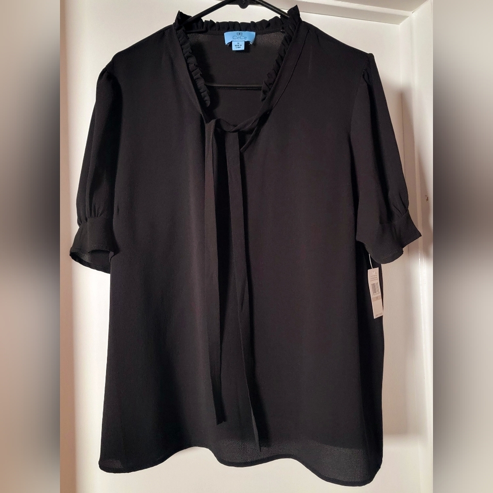 Elegant Black Women's Top